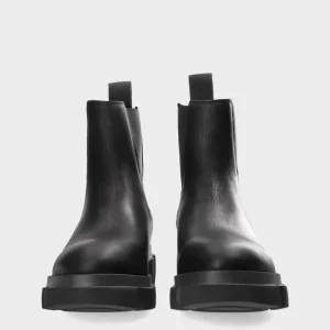 Stiefel-COPENHAGEN STUDIOS Cph570 Waxed Nabuc Schwarz