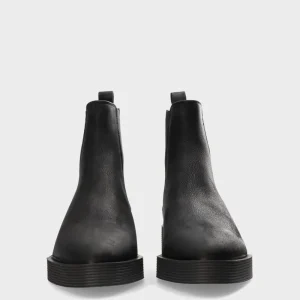 Stiefel-COPENHAGEN STUDIOS Cph662 Waxed Nabuc Schwarz