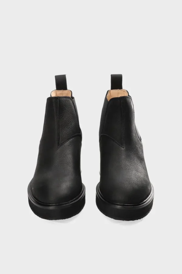 Stiefel-COPENHAGEN STUDIOS Cph611 Waxed Nabuc Schwarz