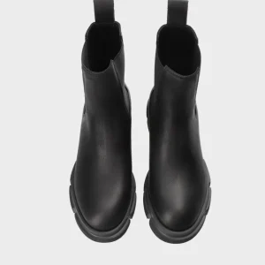 Stiefel-COPENHAGEN STUDIOS Cph570 Waxed Nabuc Schwarz