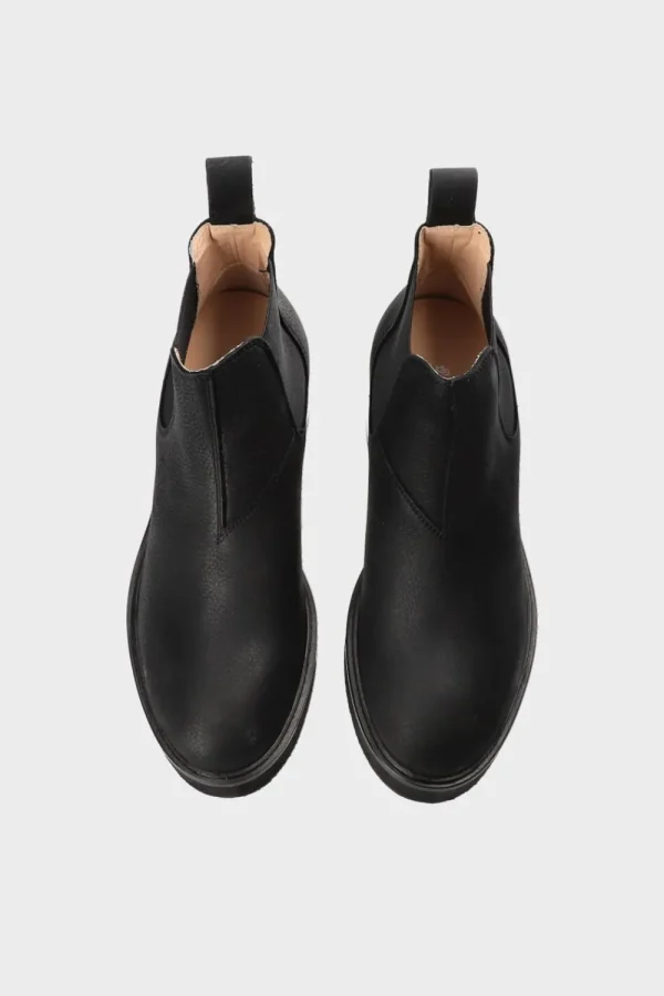 Stiefel-COPENHAGEN STUDIOS Cph611 Waxed Nabuc Schwarz