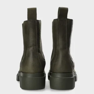 Stiefel-COPENHAGEN STUDIOS Cph570 Waxed Nabuc Khaki