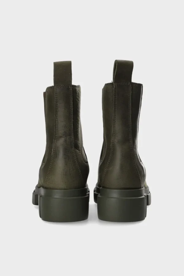 Stiefel-COPENHAGEN STUDIOS Cph570 Waxed Nabuc Khaki