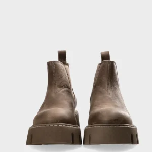 Stiefel-COPENHAGEN STUDIOS Cph135 Waxed Vitello Taupe