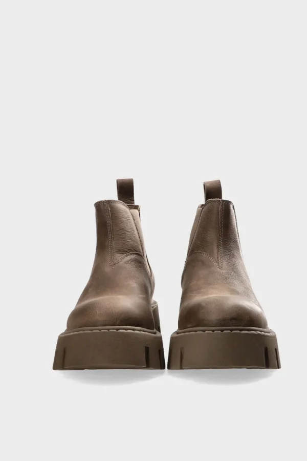 Stiefel-COPENHAGEN STUDIOS Cph135 Waxed Vitello Taupe