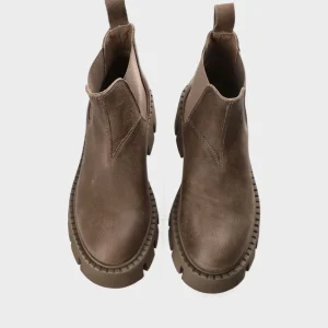 Stiefel-COPENHAGEN STUDIOS Cph135 Waxed Vitello Taupe