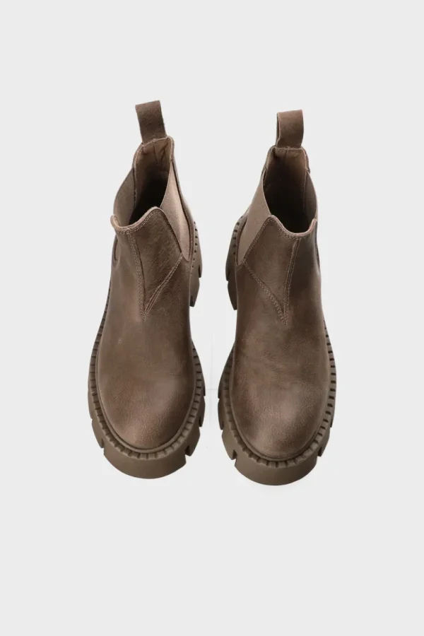 Stiefel-COPENHAGEN STUDIOS Cph135 Waxed Vitello Taupe