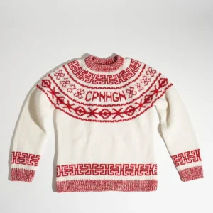 Zur Seite Fahren-COPENHAGEN STUDIOS Cph Wool Pullover 1 Wool Rot