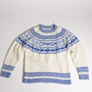 Zur Seite Fahren-COPENHAGEN STUDIOS Cph Wool Pullover 1 Wool Blue