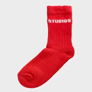 Socken-COPENHAGEN STUDIOS Cph Wool Socks 1 Wool Mix Rot