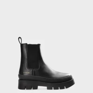 Stiefel-COPENHAGEN STUDIOS Cph686K Vitello Schwarz Schwarz