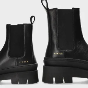 Stiefel-COPENHAGEN STUDIOS Cph686K Vitello Schwarz Schwarz