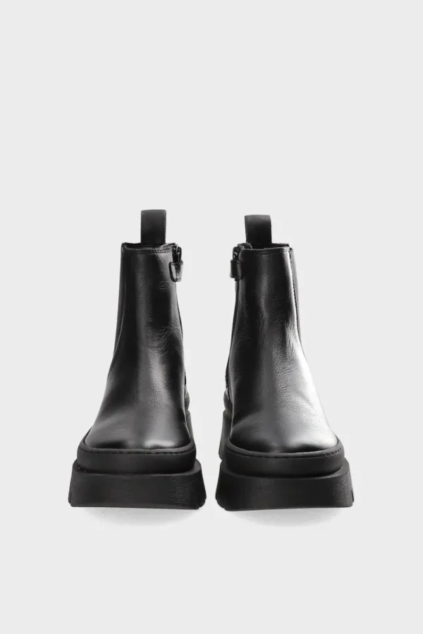 Stiefel-COPENHAGEN STUDIOS Cph686K Vitello Schwarz Schwarz