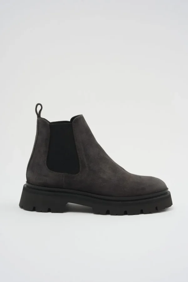 Stiefel-COPENHAGEN STUDIOS Cph128M Rough Suede Anthracite