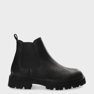 Stiefel-COPENHAGEN STUDIOS Cph128M Waxed Nabuc Schwarz