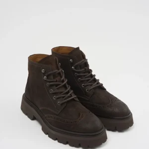 Stiefel-COPENHAGEN STUDIOS Cph179M Waxed Suede Schokolade