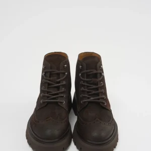 Stiefel-COPENHAGEN STUDIOS Cph179M Waxed Suede Schokolade